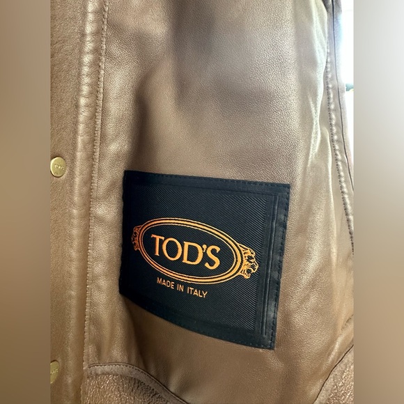 Tod's Brown Shearling Jacket - Picture 5 of 7